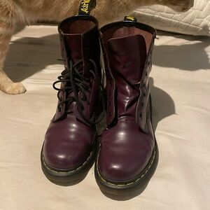 Purple Doc Martens